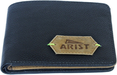 

Arist Boys Casual Blue Fabric Wallet(8 Card Slots), Black