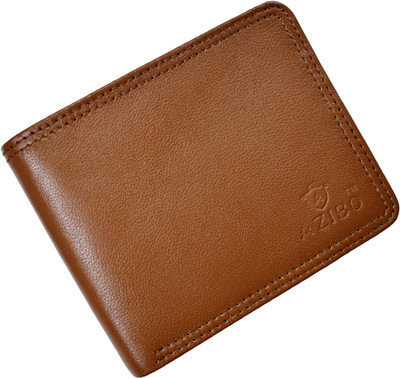 

Azibo Men Tan Genuine Leather Wallet(4 Card Slots), Rust