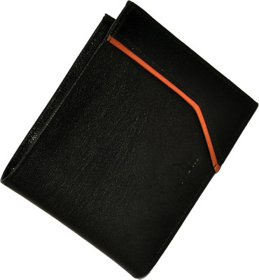 

Quetzal Men Casual Black Genuine Leather Wallet(11 Card Slots)
