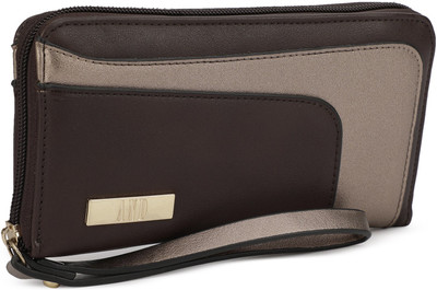 

AND Women Casual Brown Artificial Leather Wallet(8 Card Slots)