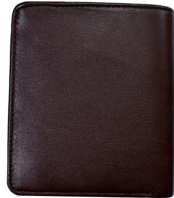

Azibo Men Casual Brown Genuine Leather Wallet(5 Card Slots)