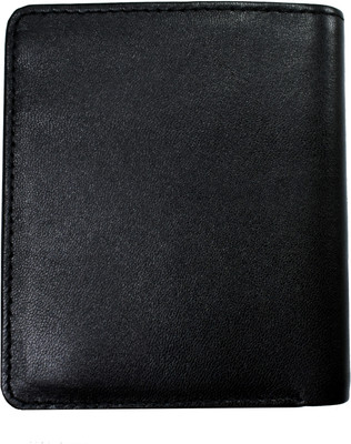 

Azibo Men Casual Black Genuine Leather Wallet(5 Card Slots)