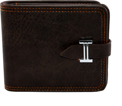 

BOVI'S Men Brown Artificial Leather Wallet(9 Card Slots)