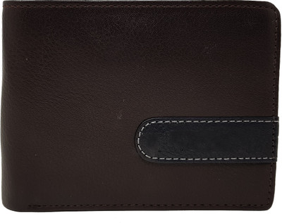 

Wildmount Men Brown Genuine Leather Wallet(3 Card Slots)