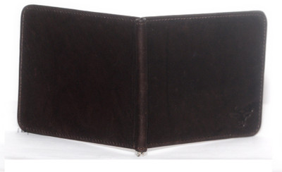 

jainfashion24 Men Brown Genuine Leather Money Clip(20 Card Slots)