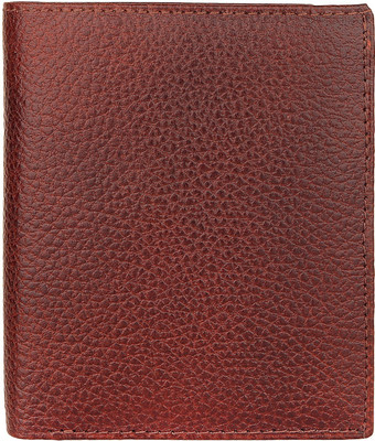 

ALW Men Casual Brown Genuine Leather Wallet(7 Card Slots)