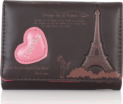 

b4bags Girls Casual Brown Artificial Leather Wallet(6 Card Slots), Chocolate