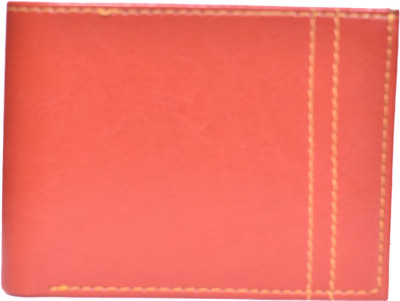 

zoxie Men Red Canvas Wallet(6 Card Slots), Red;yellow