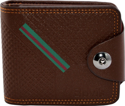 

BOVI'S Men Brown Artificial Leather Wallet(9 Card Slots), Light brown