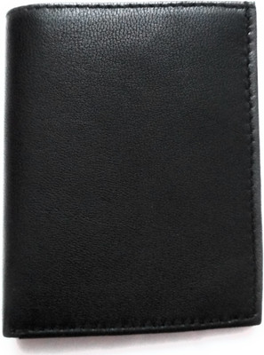 

ALW Men Formal Black Genuine Leather Wallet(10 Card Slots)