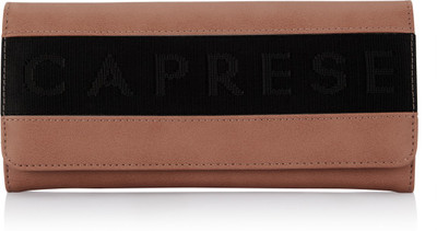 

Caprese Women Tan Artificial Leather Wallet(8 Card Slots), Dusty pink