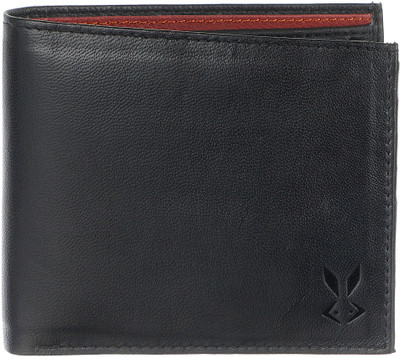 

Red Rabitt Men Formal Black Genuine Leather Wallet(7 Card Slots)