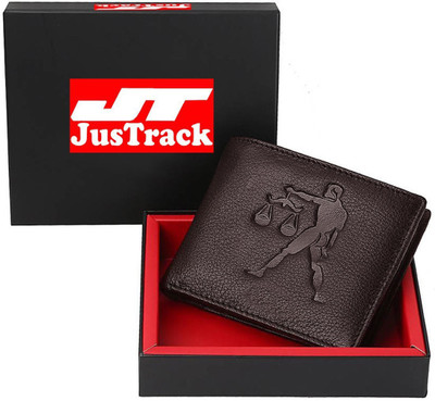 

Justrack Men Casual Brown Genuine Leather Wallet(2 Card Slots)