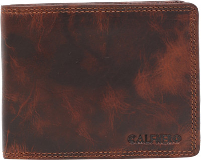 

Calfnero Men Maroon Genuine Leather Wallet(3 Card Slots), Kara