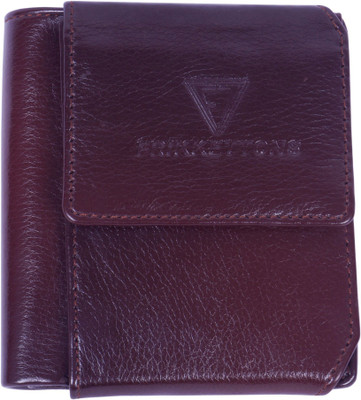 

FRIKKETTONS Men Brown Genuine Leather Card Holder(7 Card Slots)