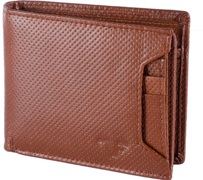 

Vener Fabica Men Casual Tan Genuine Leather Wallet(8 Card Slots)