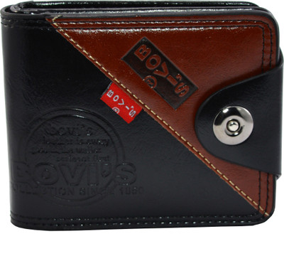 

BOVI'S Men Multicolor Artificial Leather Wallet(9 Card Slots), Black;brown