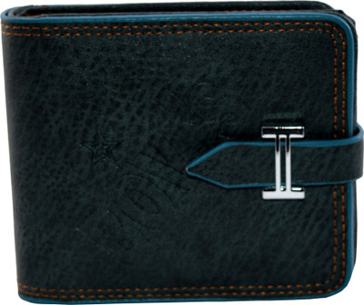 

BOVI'S Men Blue Artificial Leather Wallet(9 Card Slots)