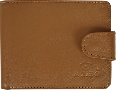 

Azibo Men Casual Khaki Genuine Leather Wallet(6 Card Slots)