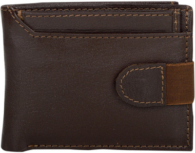 

Nifty Fashion Men Brown Genuine Leather Wallet(9 Card Slots)
