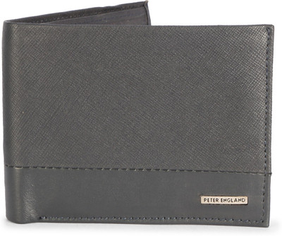 

Peter England Men Blue Genuine Leather Wallet(8 Card Slots), Navy