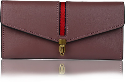 

iSweven Girls Khaki Artificial Leather Wallet(10 Card Slots)