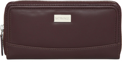 

Satya Paul Women Brown Artificial Leather Wallet(2 Card Slots)