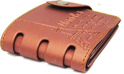 

Peacock Mundkar Boys Casual Tan Artificial Leather Wallet(8 Card Slots)