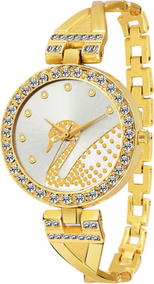 

CelAura 517 Analogue Original Gold Peacock Diamond Watch - For Women