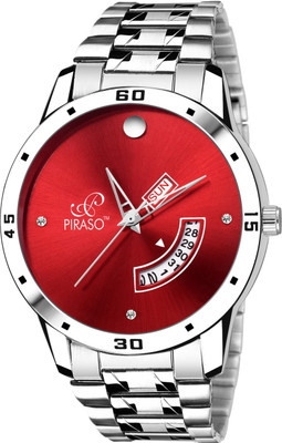 PIRASO Day and Date Analog Watch  - For Men