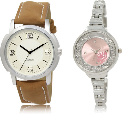 

The Shopoholic Best Combo Pack White And Pink Dial Analog Watch For Boys And Girls Mens Watch Watch - For Men & Women