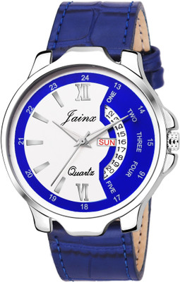 

JAINX JM318 Blue Day And Date Analog Watch - For Men