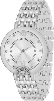 

Celora 523 Analogue Designer White Dial Silver Premium Strap Watch - For Women