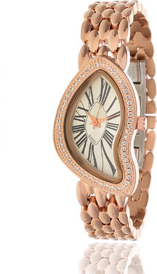 AD Global AD-9113-RoseGold Limited Edition With Long Lasting Rose Gold Diamond Plated Material Analog Watch - For Girls