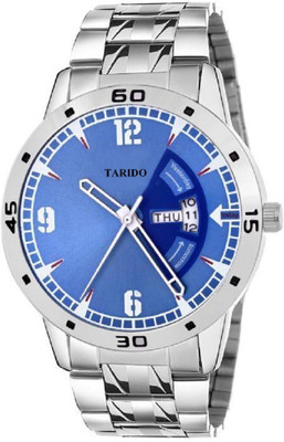 

Tarido TD1952SM04 Master piece blue dial stainless steel strap day & date working wrist Watch - For Men