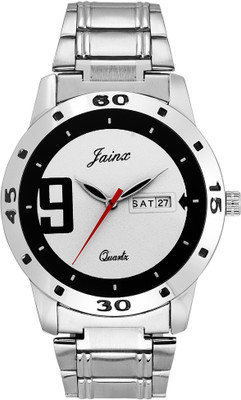 

JAINX JM276 Day & Date Display Steel Chain Watch - For Men