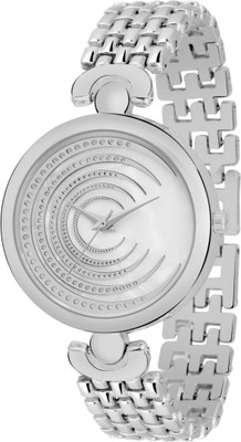 

Celora 529 Analogue White Dial Silver Metal Strap Unique Watch - For Women