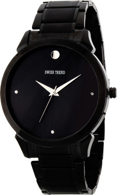 Swiss Trend Robust Black Exclusive Analog Watch  - For Men