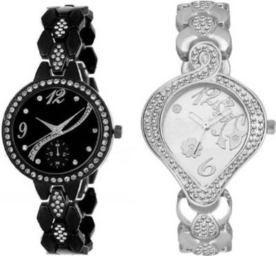 

perfectretail crystal studded gift collection nice looking for women Watch - For Women