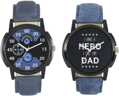 

Glamexy New Fashion 002-007 Branded Leather Watch - For Men