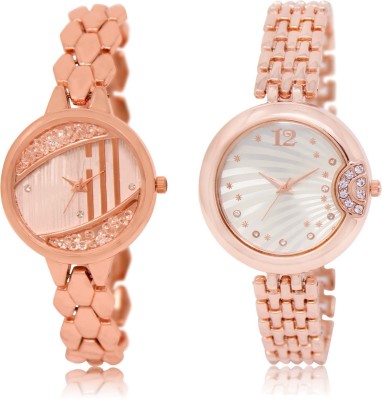 

The Shopoholic Treny and Precious Rose Gold And Silver Dial Analog Watch For Girls Girls Watches Fashion Watch - For Women