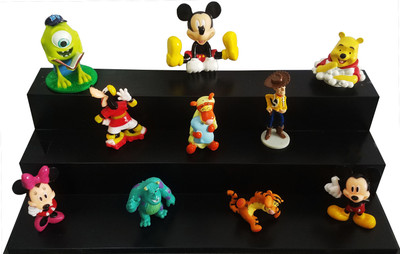 

Toy Mela 10 Pcs. / Set Random Mix Cartoon Tigger, Winnie The Pooh, Mickey Mouse, Minnie Mouse, Monster Inc., Sheriff Woody Action Figure For Kids(Multicolor)