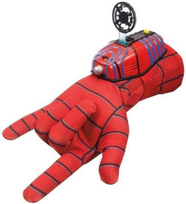 

Ishan Creation Spider man Gloves With Disc Launcher (Real action)(Red)
