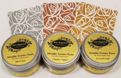 

Get Inspired Silk Metallic Texture Paste Pack of 3 - 120ml Pack each
