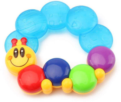 

Bestie Toys Baby Teether Rattle Toy (Sterilized water-filled teether) for New Borns & Infants. Rattle(Multicolor)