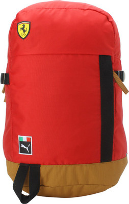 

Puma SF Fanwear Backpack 20 L Laptop Backpack(Red), Rosso corsa- black