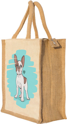 

Nisol Cute Bulldog Waterproof Lunch Bag(Beige, 12 inch)