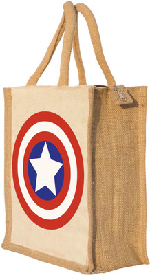 

Nisol Caption America Shield Waterproof Lunch Bag(Beige, 12 inch)