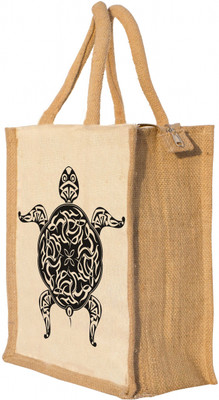 

Nisol Artistic Turtle Waterproof Lunch Bag(Beige, 12 inch)