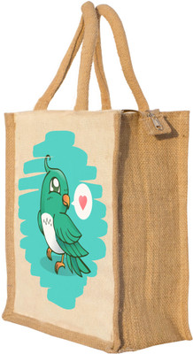 

Nisol Cute Parrot Waterproof Lunch Bag(Beige, 12 inch)